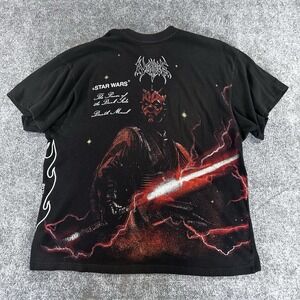 Darc Sport Wolves x Star Wars Darth Maul Shirt Large Side by Side Oversized Tee